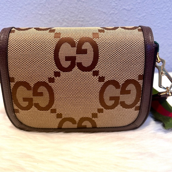 NEW Gucci Horsebit 1955 Jumbo GG Mini Bag - Picture 4 of 12